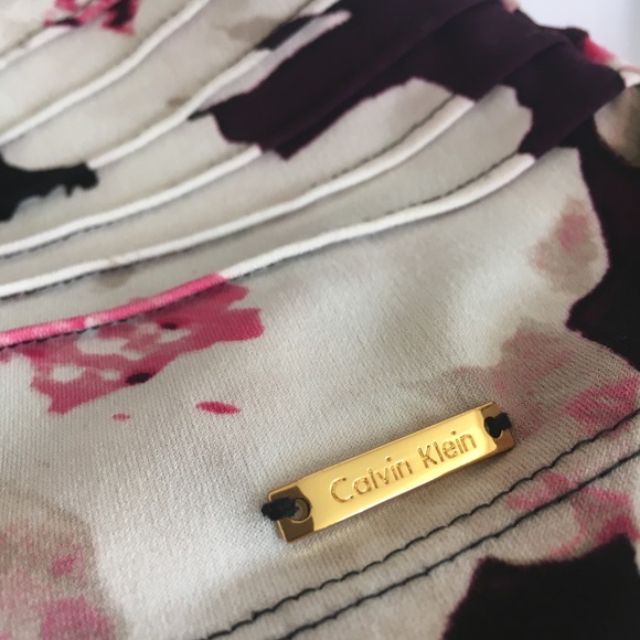 Calvin Klein Women's Floral Top Sz S/P - Picture 5 of 6